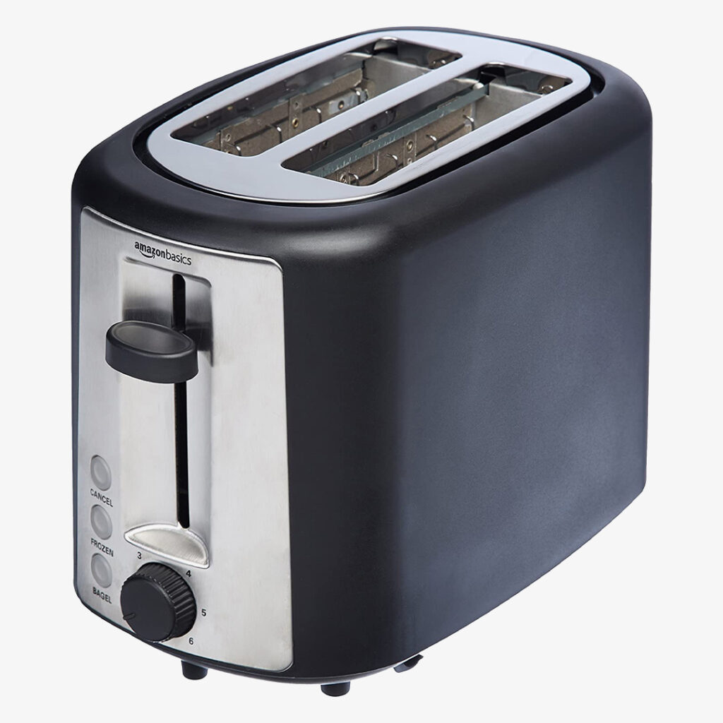 Amazon Basics 2 Slice Extra Wide Slot Toaster