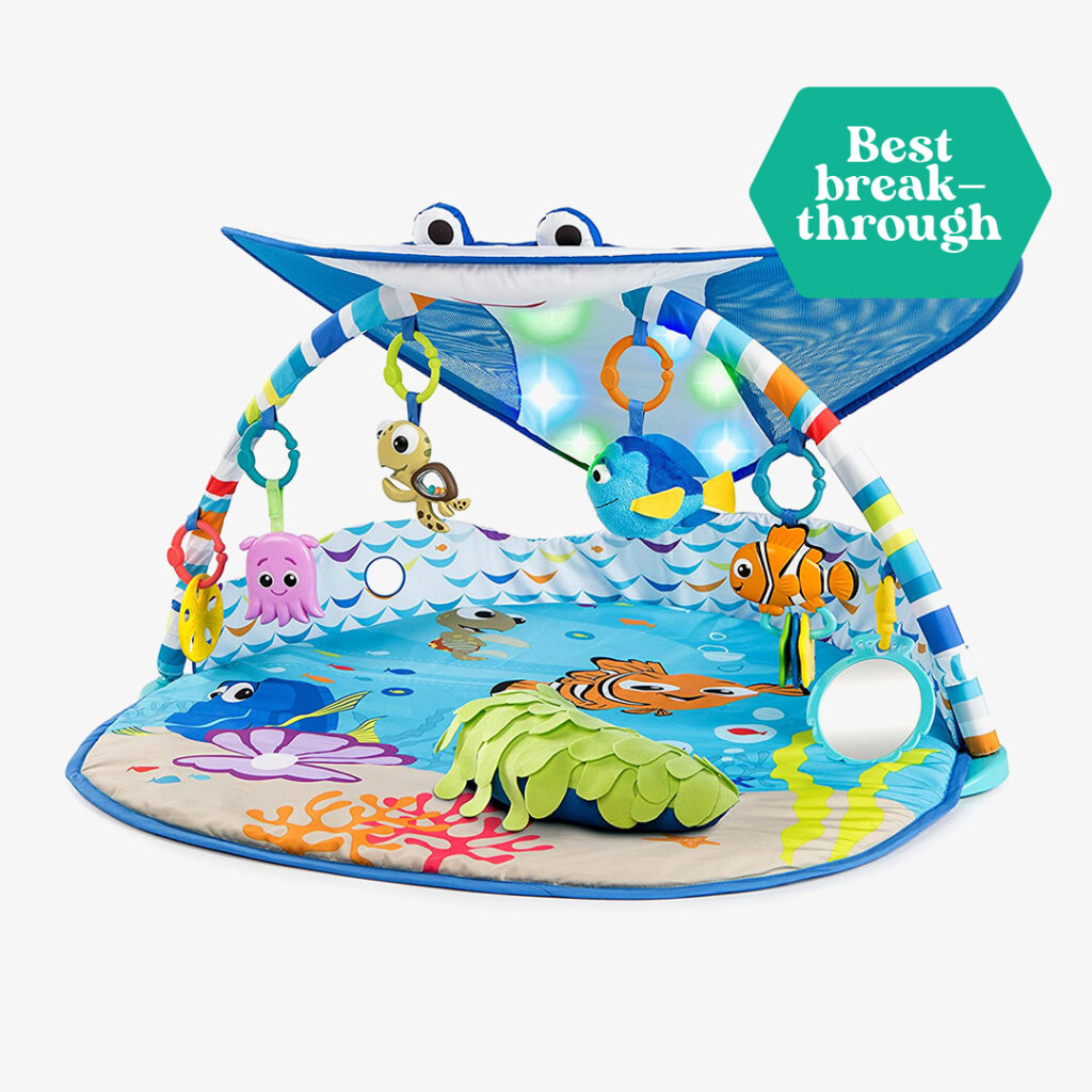 Bright Starts Disney Baby Finding Nemo Mr. Ray Ocean Lights Music Gym Best Breakthrough