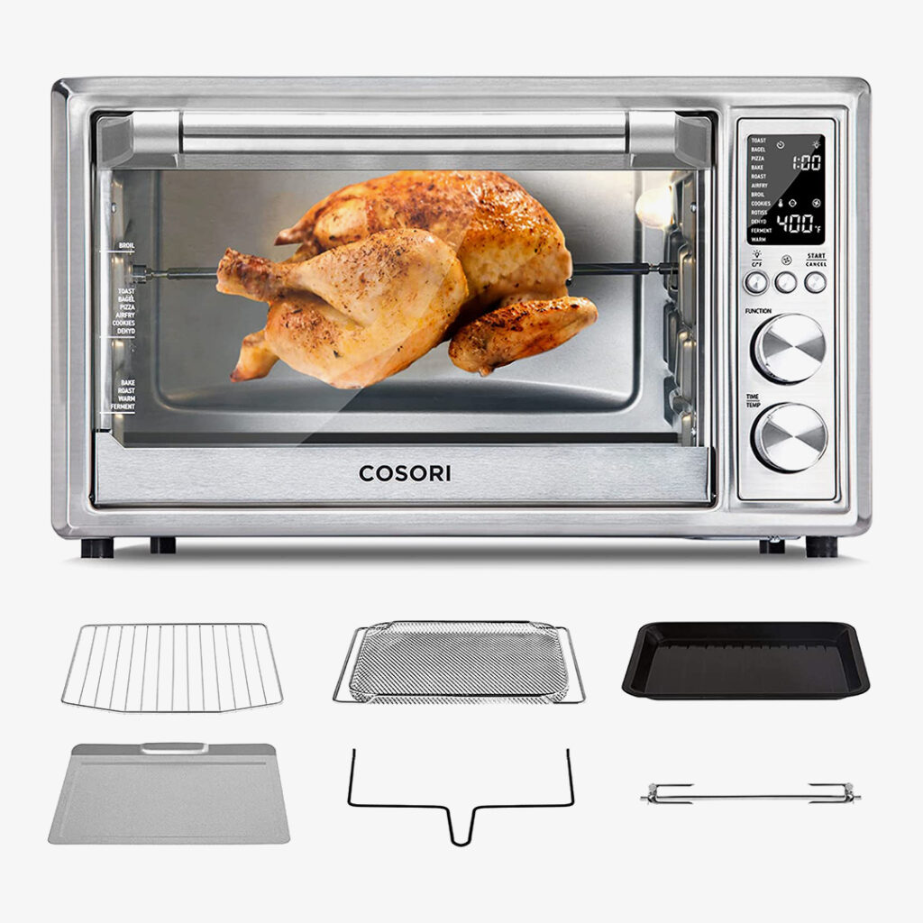 COSORI CO130 AO Countertop Air Fryer Toaster Oven with Rotisserie and Dehydrator