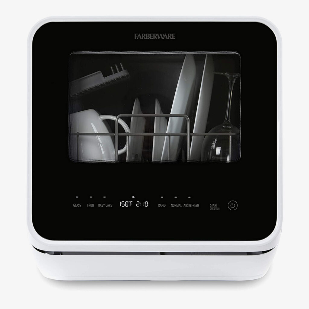 FDW05ASBWHA Portable Countertop Dishwasher by Farberware