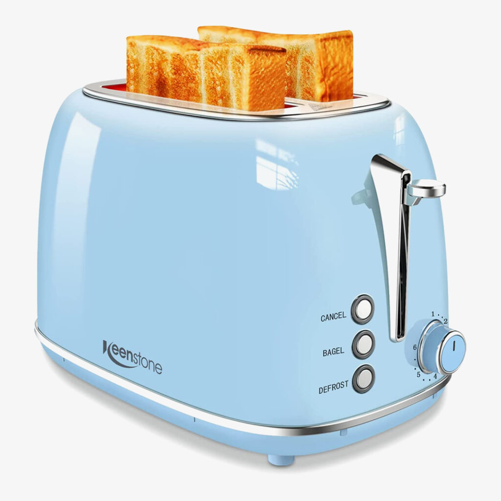 Keenstone 2 Slice Retro Toaster