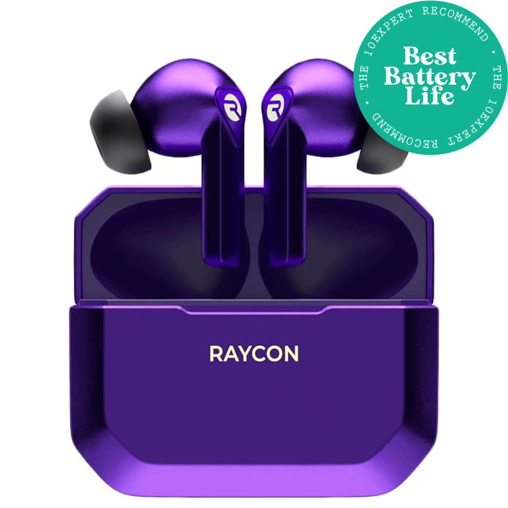 Raycon The Gaming Bluetooth True Wireless Earbuds Digital Purple 1