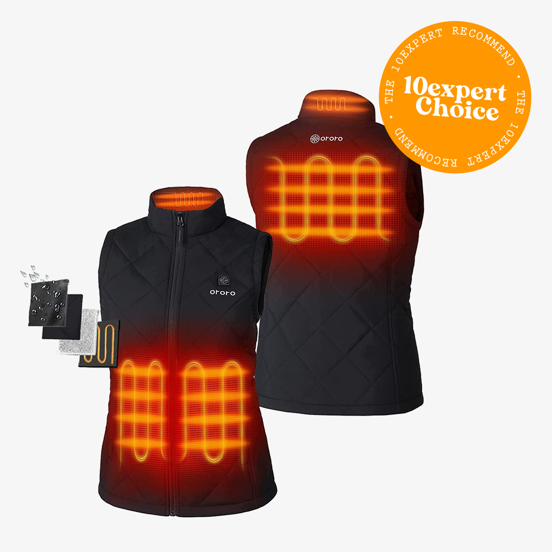 ORORO Men's Lightweight Heated Vest with Battery Pack