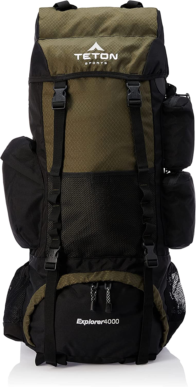 TETON Sports Explorer Backpack Full Internal Frame - Adjustable backpacking Travel Gear - Hiking Backpacks for Men