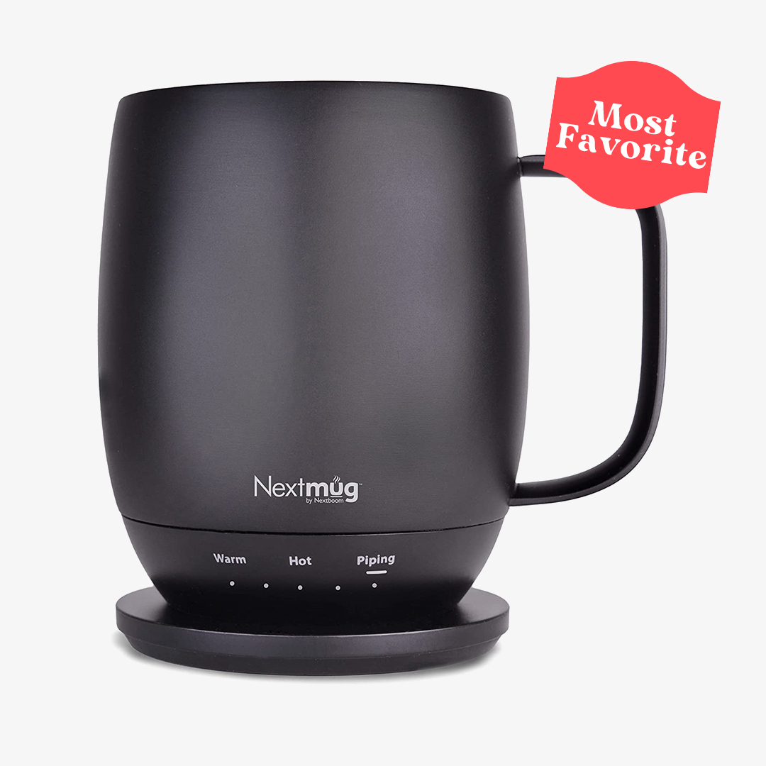 Nextmug - Temperature-Controlled, Self-Heating Coffee Mug 