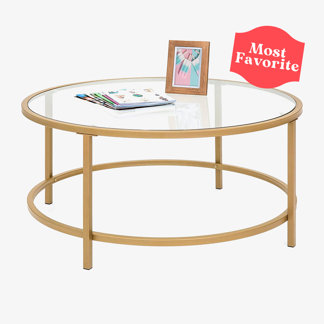 Best Choice Products Gold Coffee Table