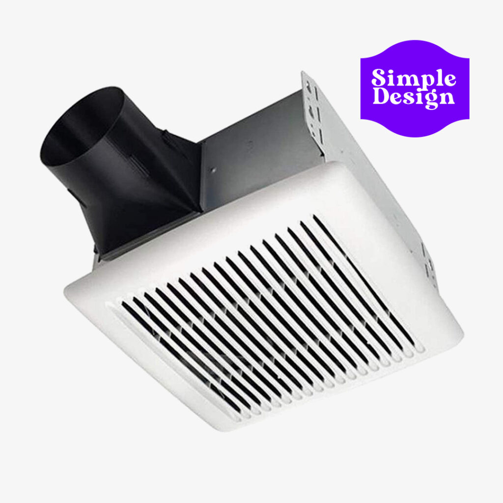 Broan NuTone AE110 Invent Flex basement ventilation fan simple design