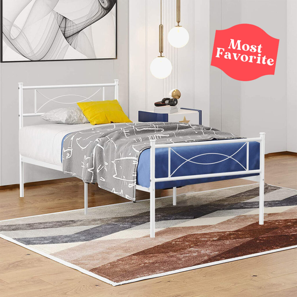 GIME Twin Size Metal Bed Frame