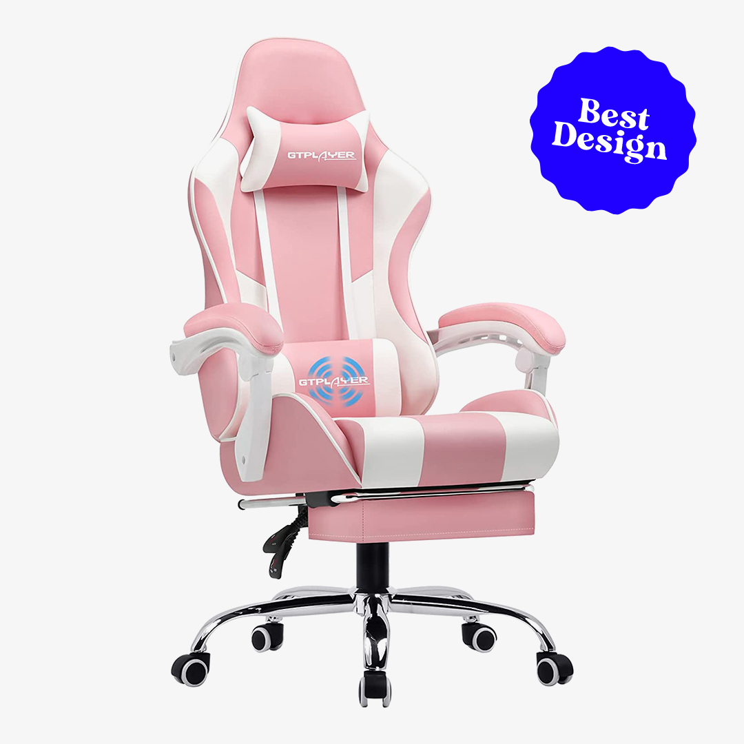 GTPLAYER Pink Gaming Chair