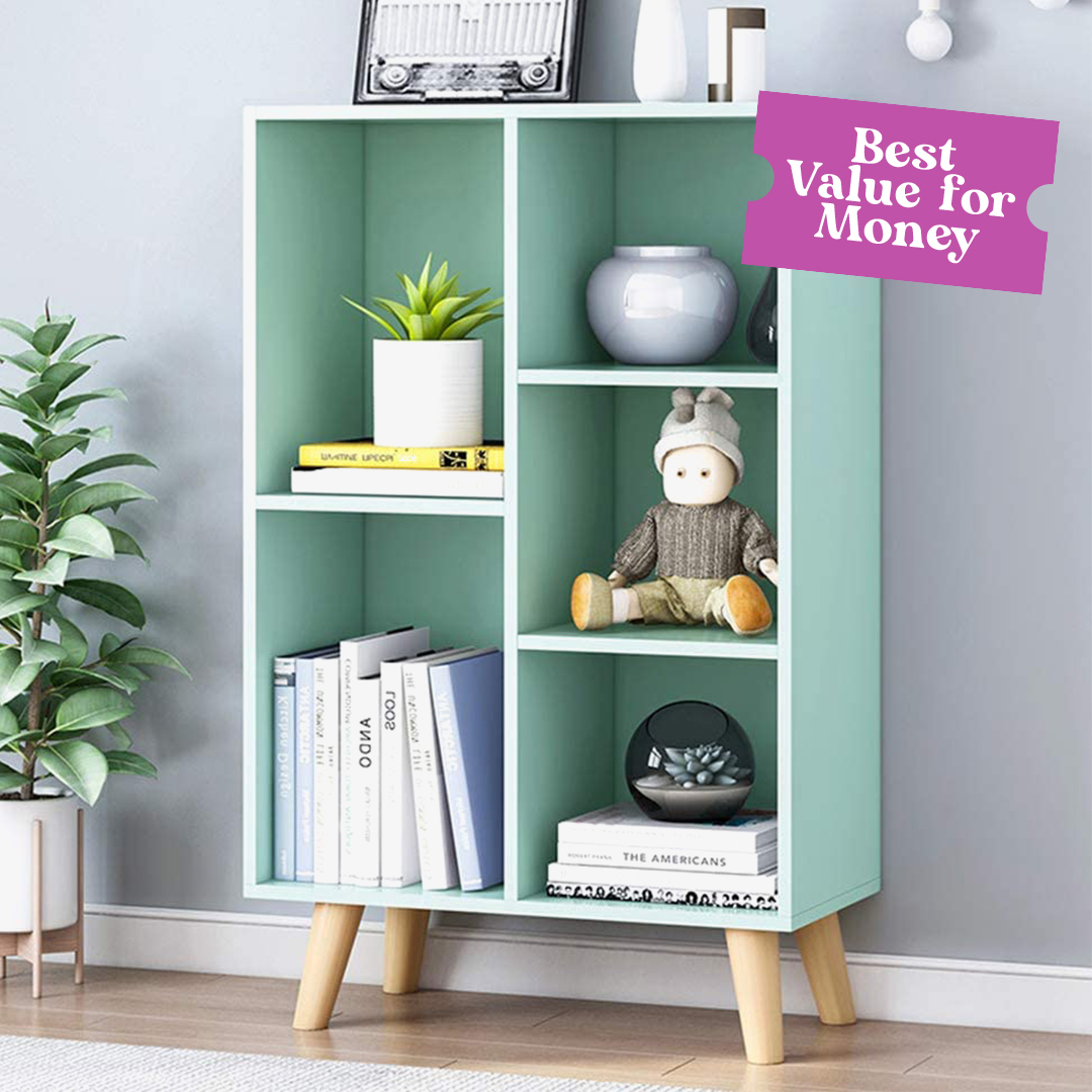 IOTXY Wooden Open Shelf Bookcase best value for money