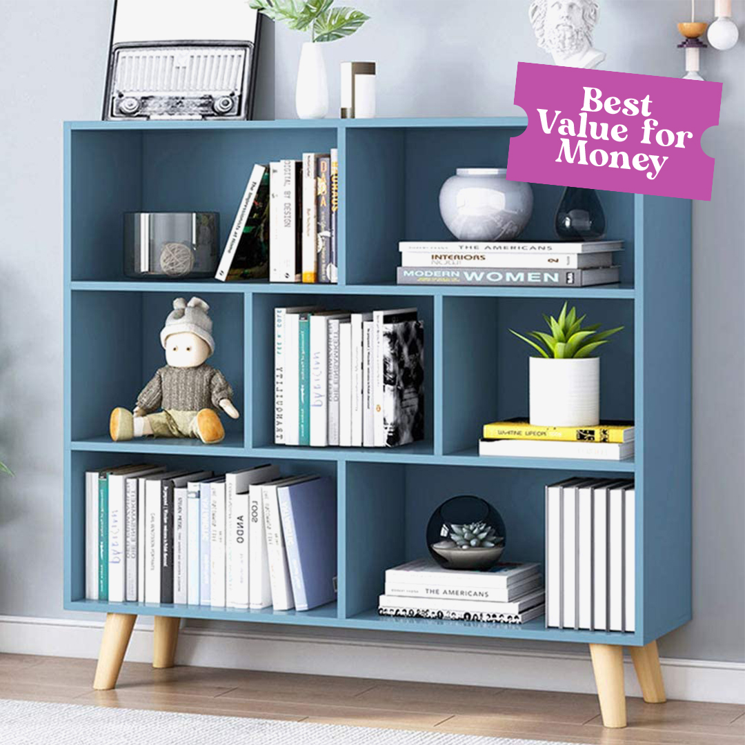 IOTXY Wooden Open Shelf Bookcase best value for money1