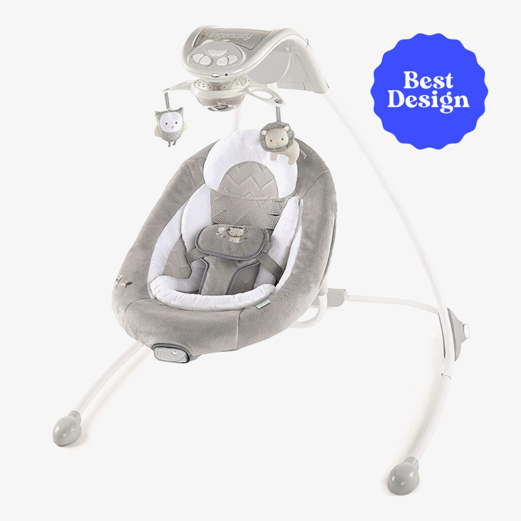 Ingenuity InLighten Baby Swing cloud best design
