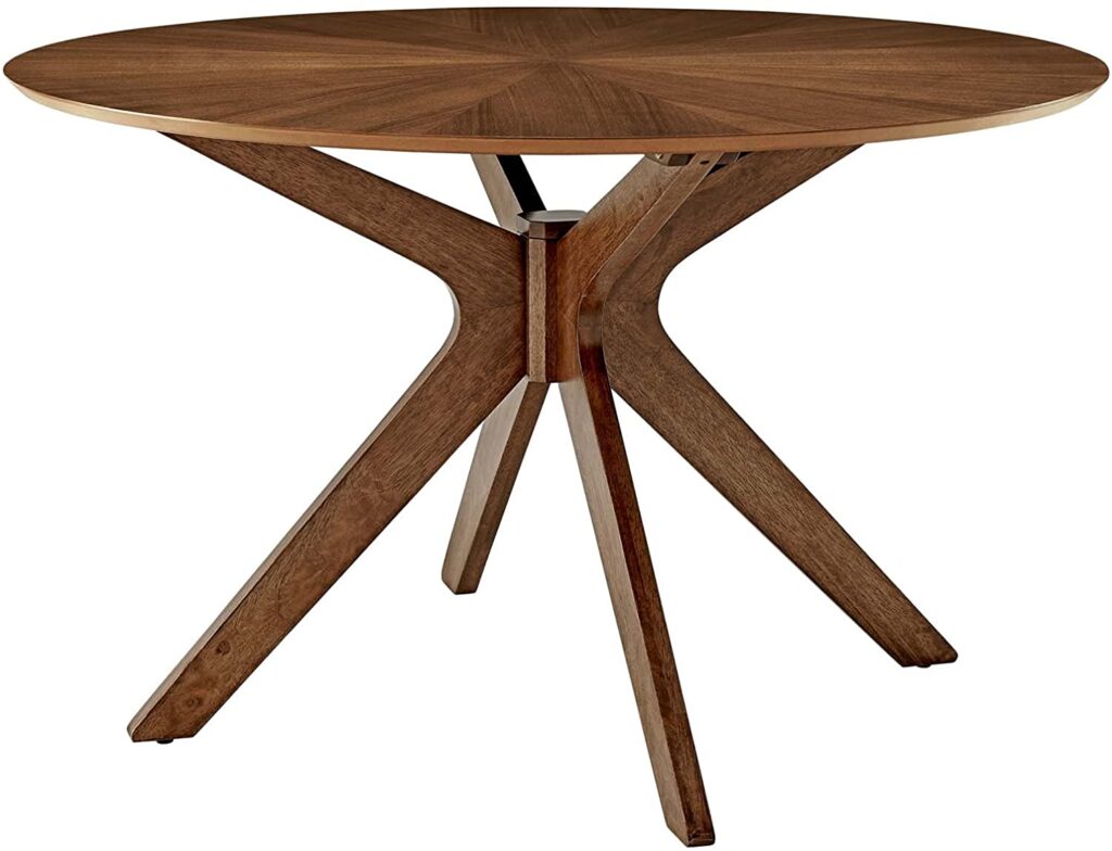Modway Crossroads 47 inch Round Wood Dining Table