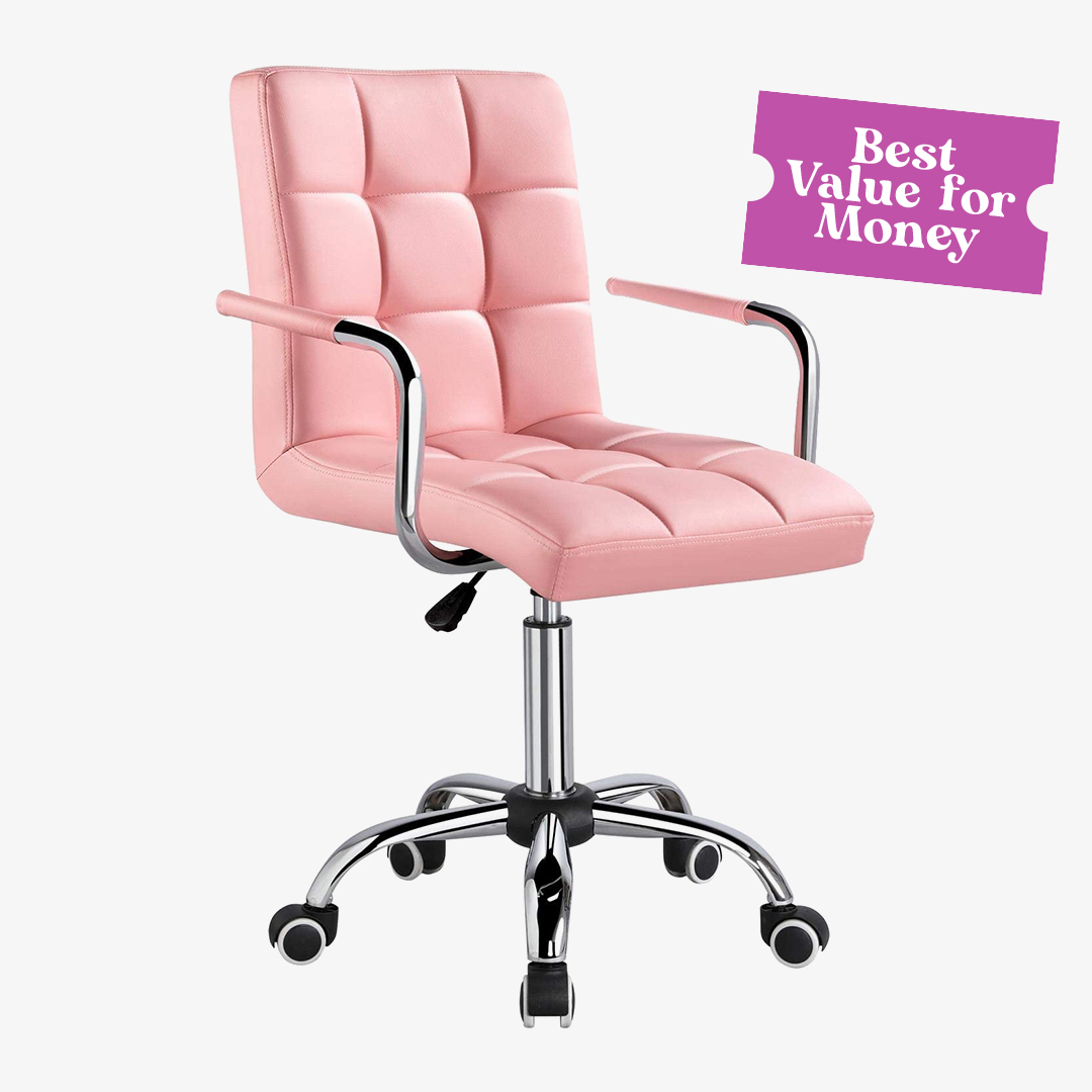 Yaheetech Pink Desk Chairs