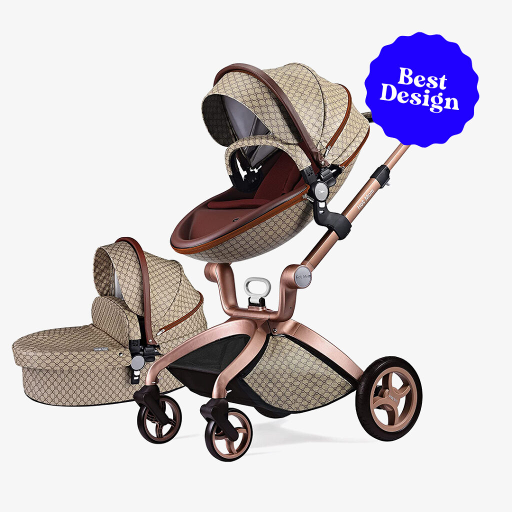 Hot Mom Baby Stroller with Adjustable Seat Height Angle