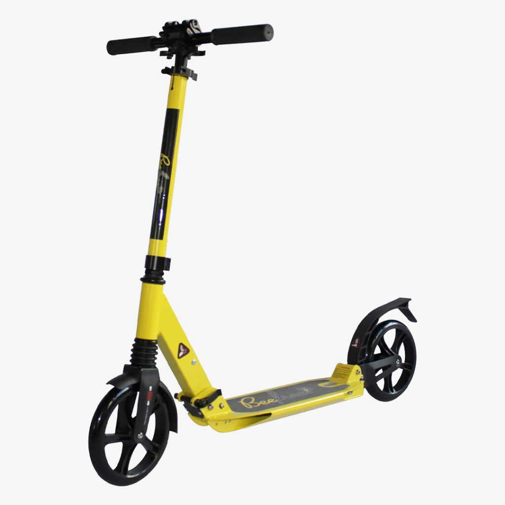 Bee Free Kick Electric Scooter for Adults with Anti-Shock Suspension