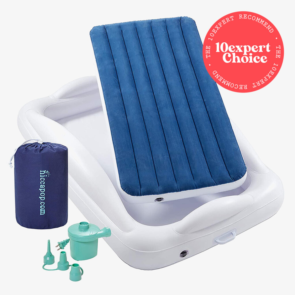 hiccapop Inflatable Toddler Travel Bed