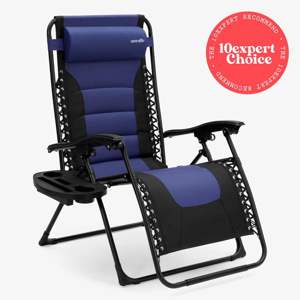 10expert Choice SereneLife Zero Gravity Chair With Cup Holder
