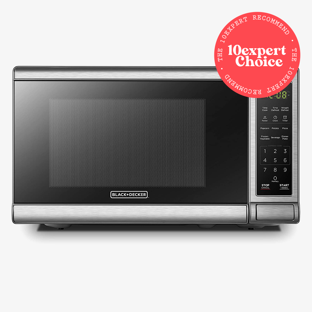 10expert choice BLACKDECKER EM720CB7 Digital Microwave Oven with Turntable Push Button Door