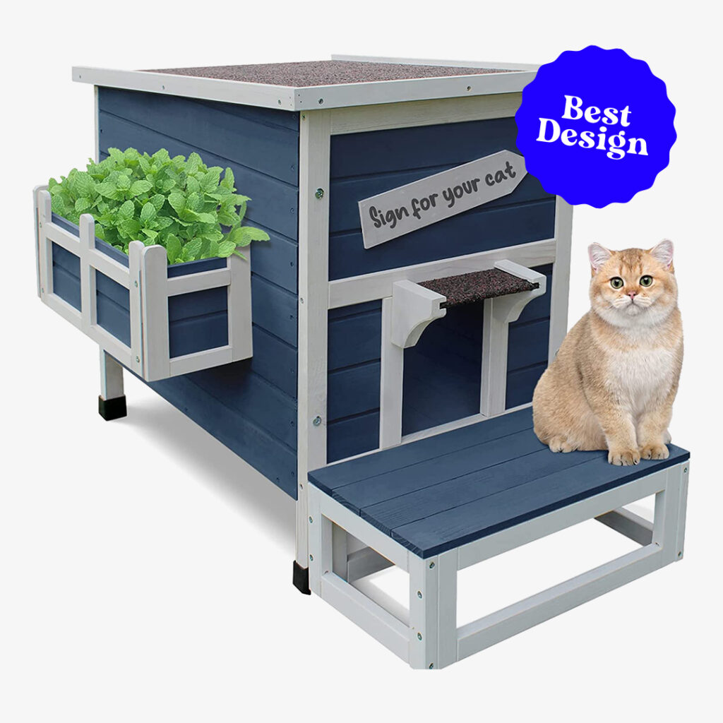 petsmart outdoor cat houses : Rockever Outdoor Cat Shelter 
