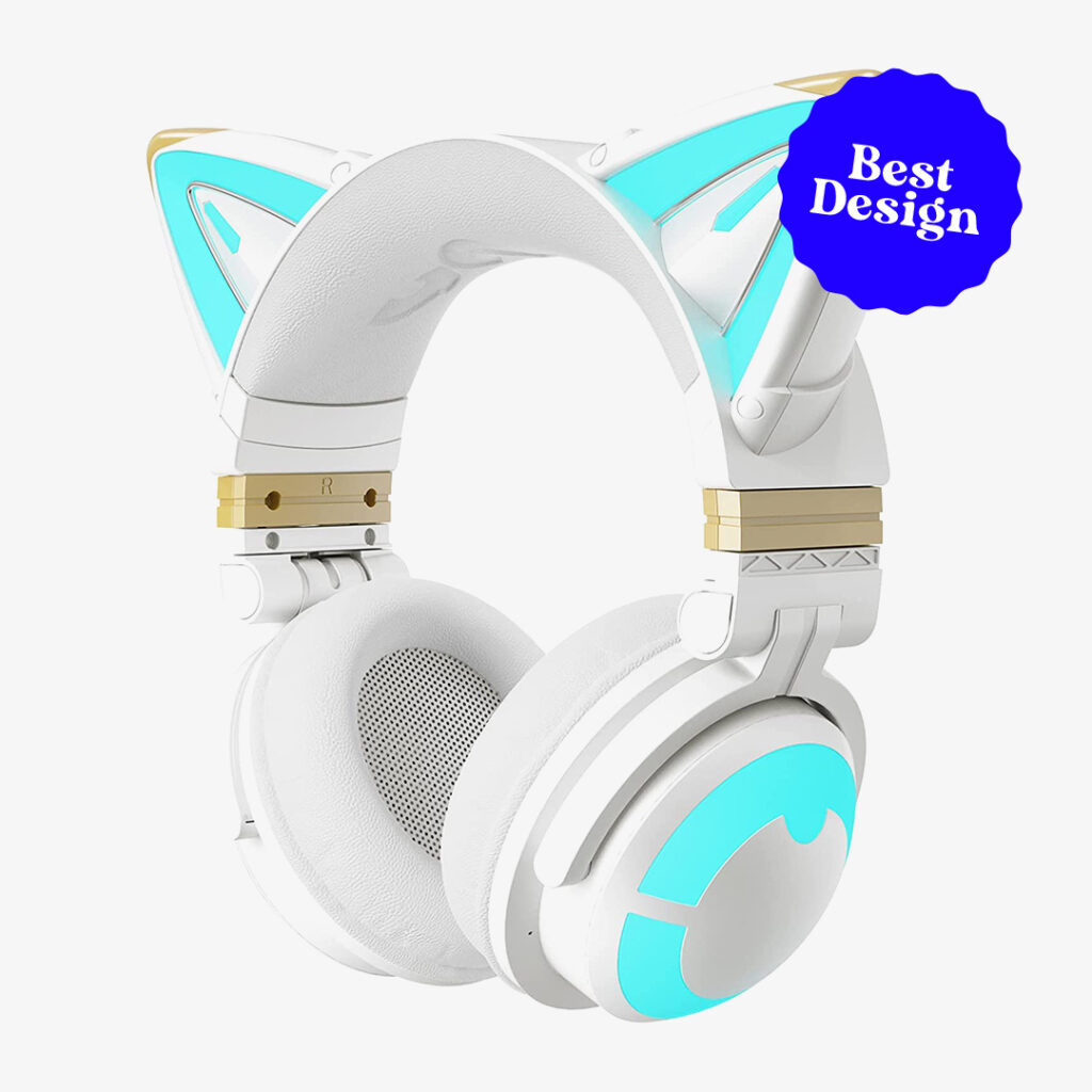 YOWU RGB Cat Ear Wireless Headset 