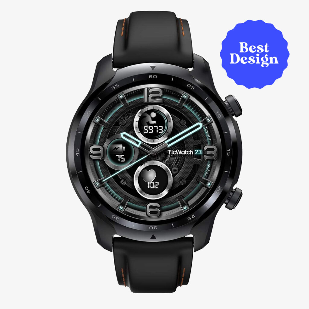 analog smartwatch: Ticwatch Pro 3 GPS Smart Watch Men's