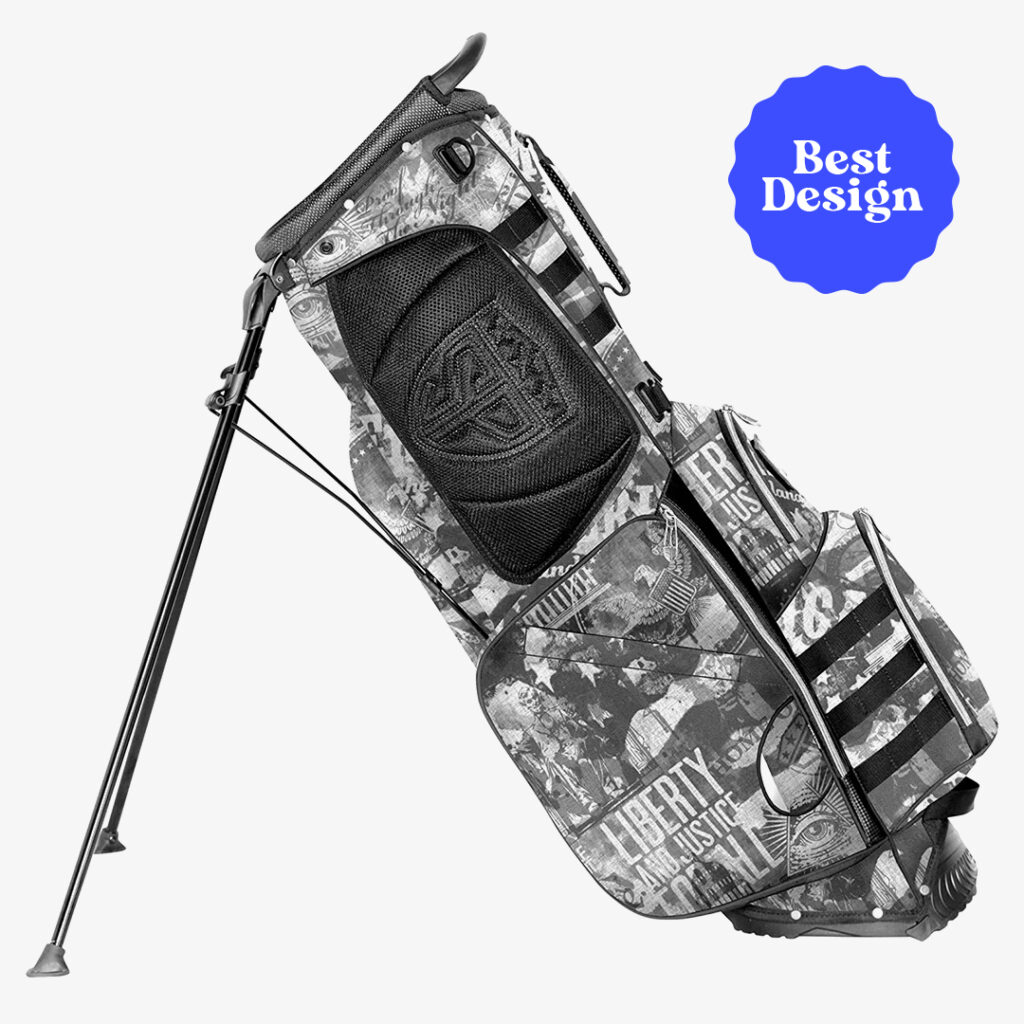 Best Design Subtle Patriot Golf Stand Bag