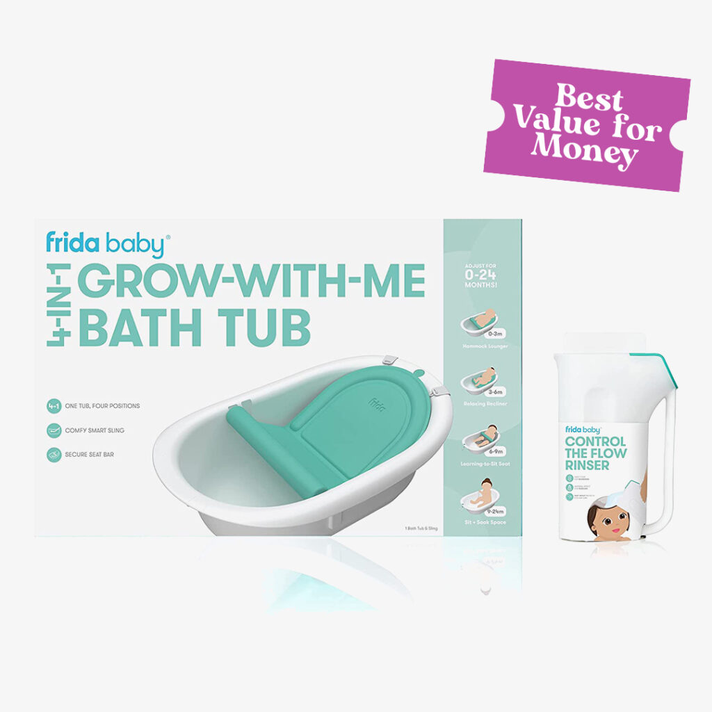 Best Value for Money Frida Baby 4 in 1 Grow with Me Bath Tub