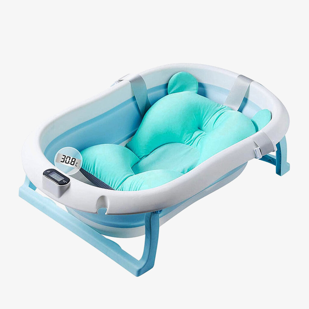 DONJCRUI Foldable Baby Bath Tub