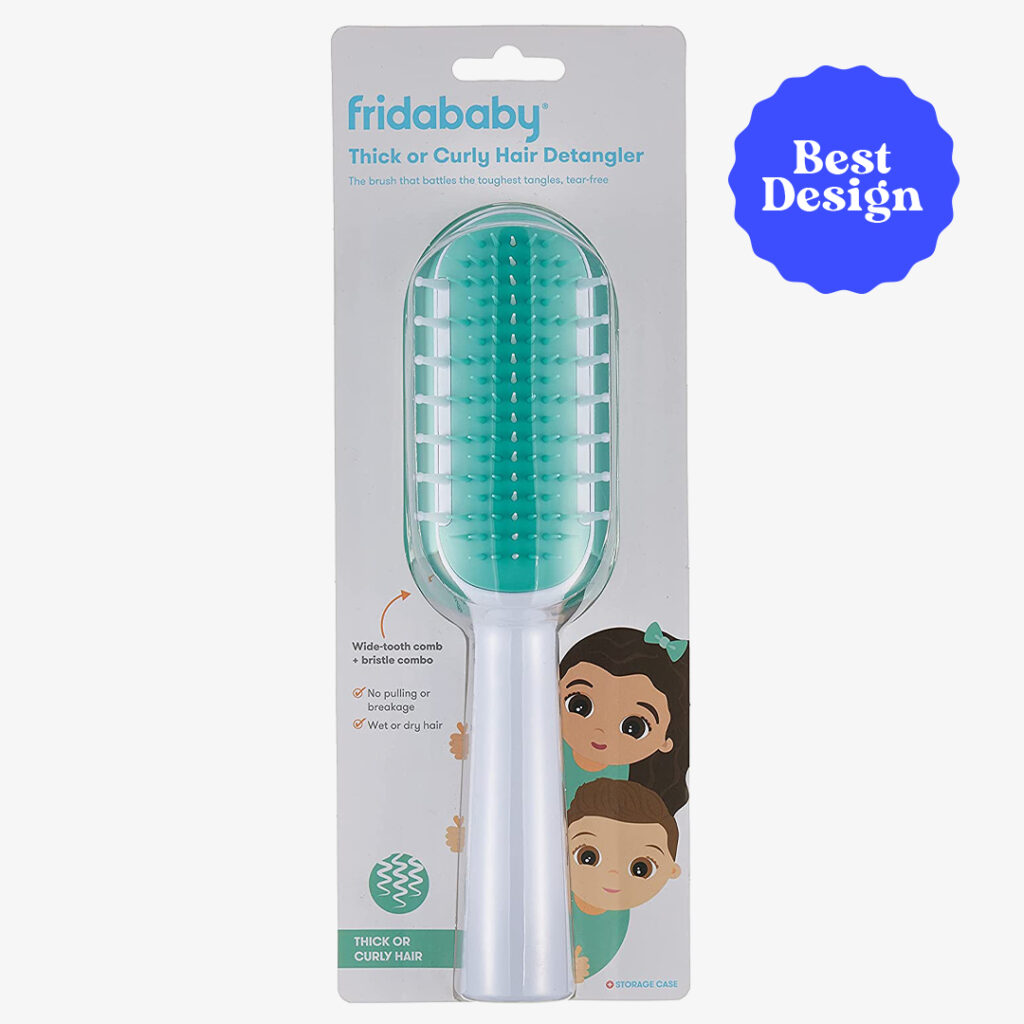 FridaBaby Thick or Curly Hair Detangling Brush for Curly Hair