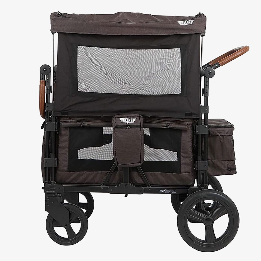 Keenz XC Luxury 2-Child Baby Toddler Kids Wheeled Stroller Wagon