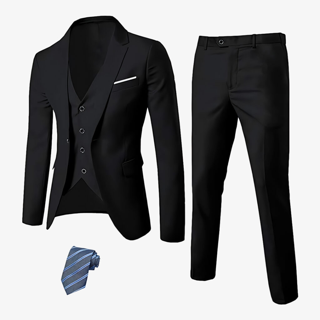 MYS Best Men's Suit 3 Piece Slim Fit Suit