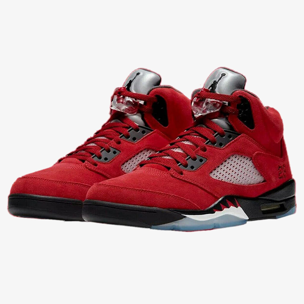men's red athletic shoes : Jordan 5 Retro Moonlight