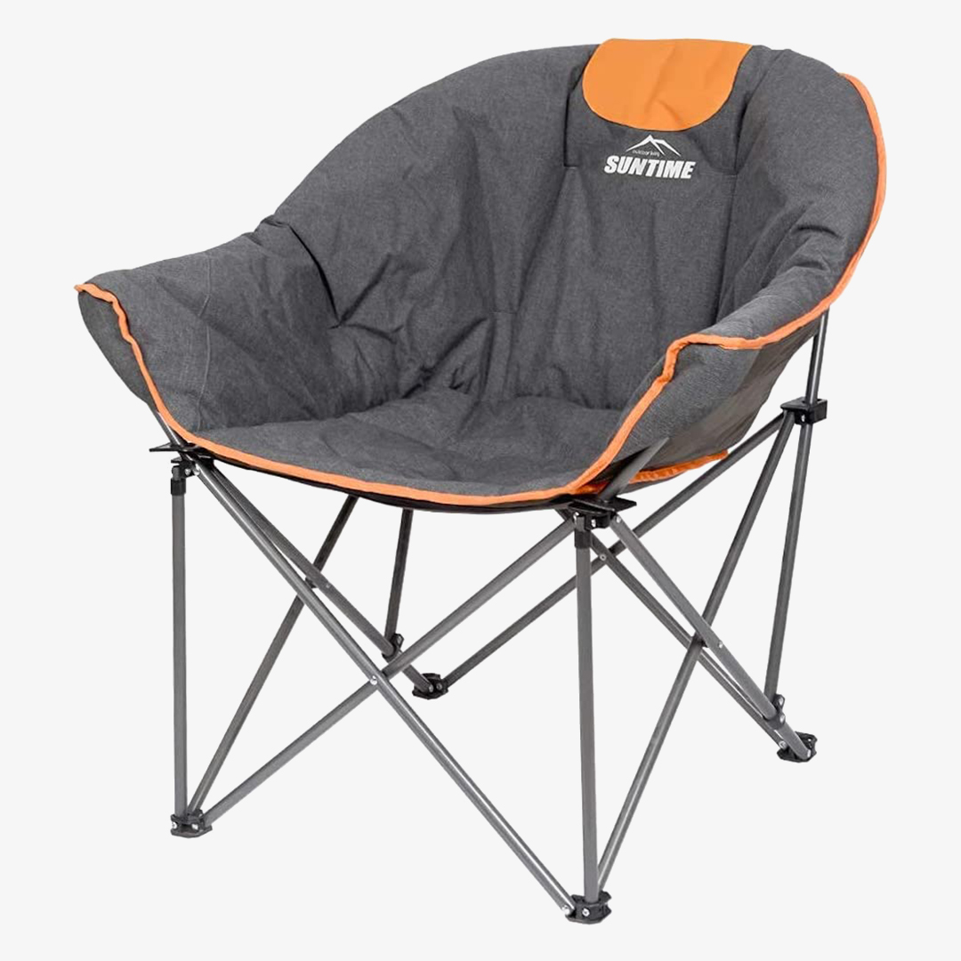 OUTDOOR LIVING SUNTIME Comfortable Folding Chair