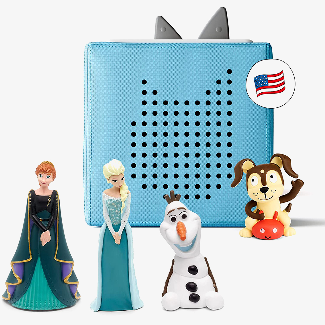 Toniebox Audio Player Starter Set with Elsa, Anna, Olaf, and Playtime Puppy