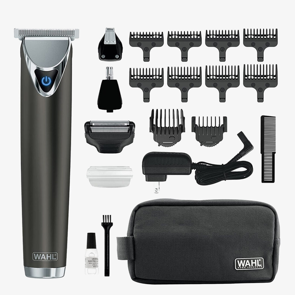 WAHL Stainless Steel Lithium Ion 2.0 Slate Beard Trimmer for Men
