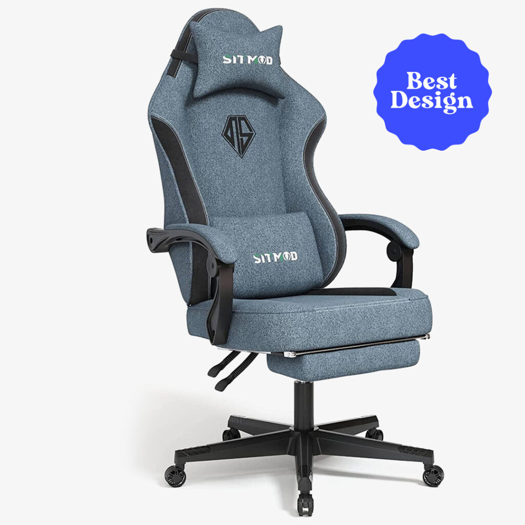 SITMOD Gaming Chair with Footrest