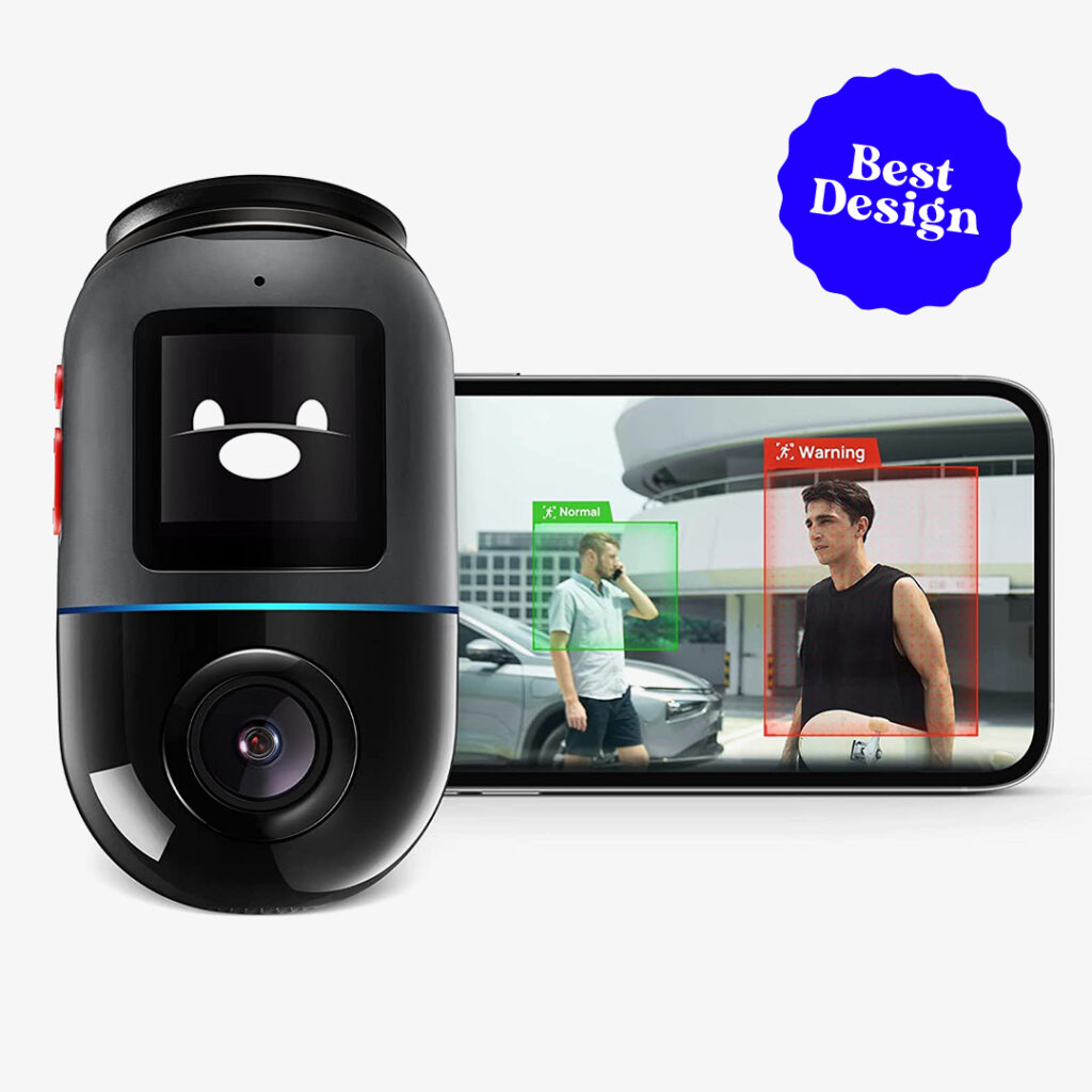 360 Security Camera : 70mai Dash Cam Omni, 360° Rotating, Superior Night Vision
