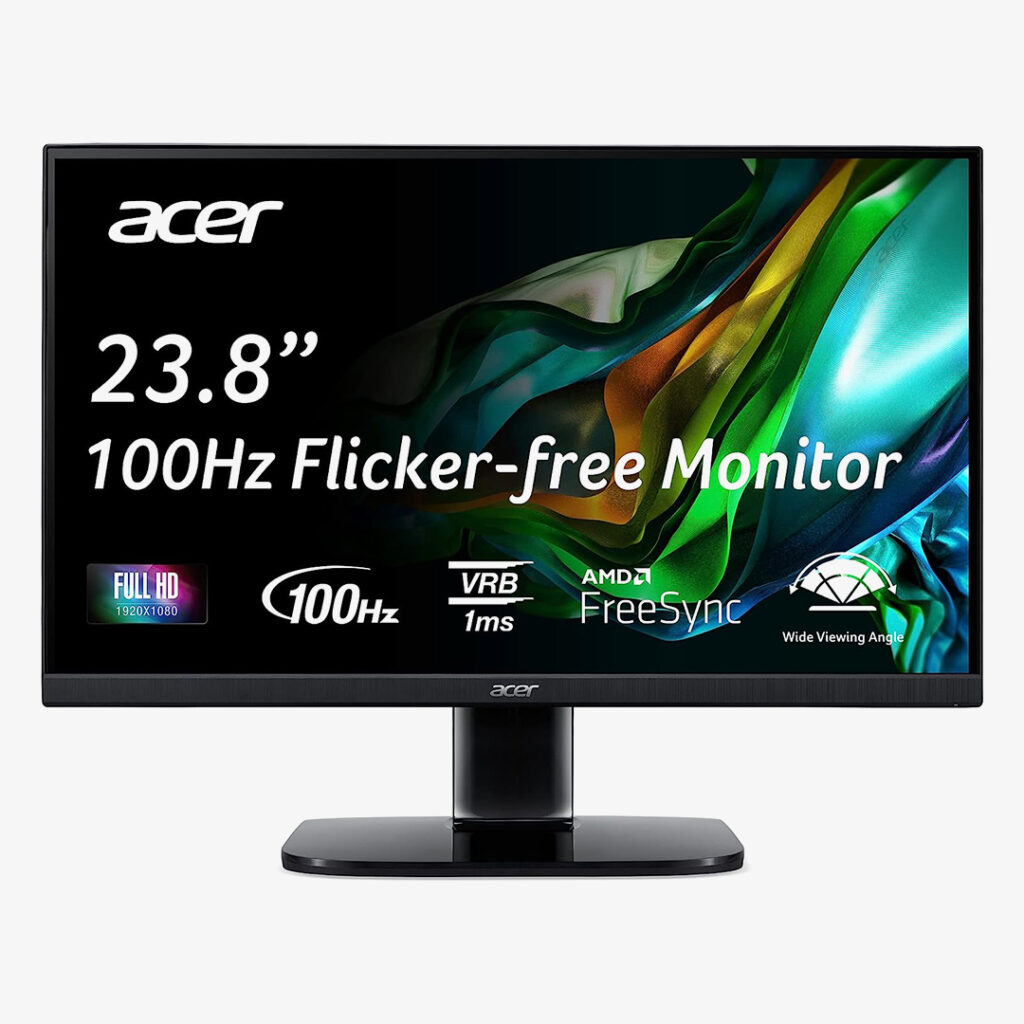 Acer KC242Y Full HD Zero-Frame Gaming Office Monitor
