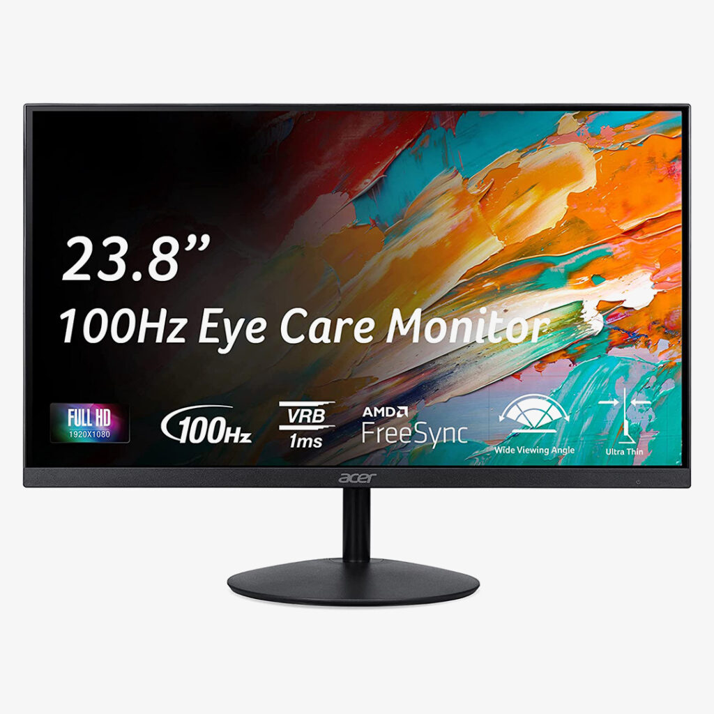 Acer SB242Y EBI Full HD IPS Zero-Frame Gaming Office Monitor