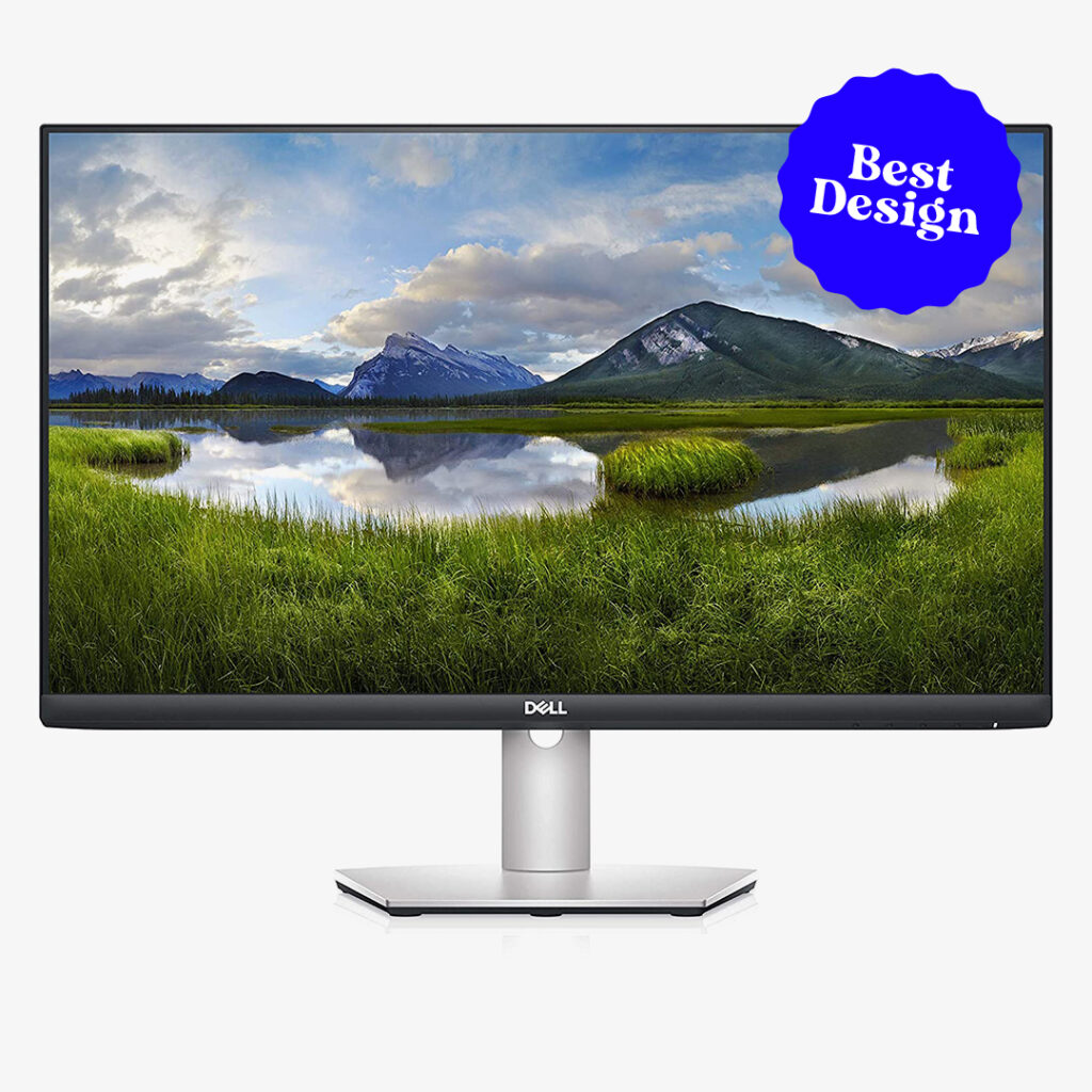 BestDesign Dell S2421HS 24 Inch Full HD 1080p IPS Ultra Thin Bezel Monitor Silver Black