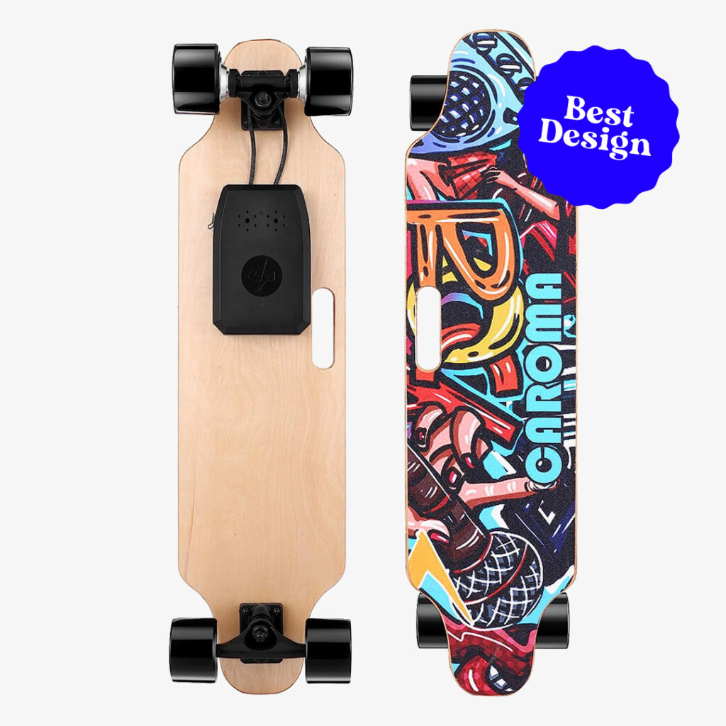 BestDesign Caroma Electric Skateboards with Remote 700W Dual Motor
