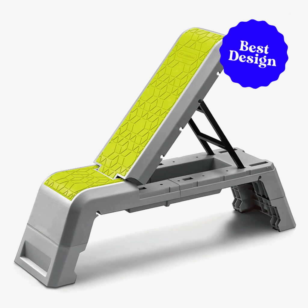 BestDesign leikefitness Multifunctional Aerobic Deck with Cord Workout Platform Adjustable Dumbbell