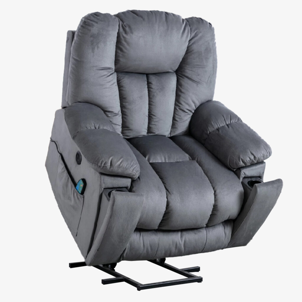CANMOV Large Power Lift Recliner Chair with Massage and Heat