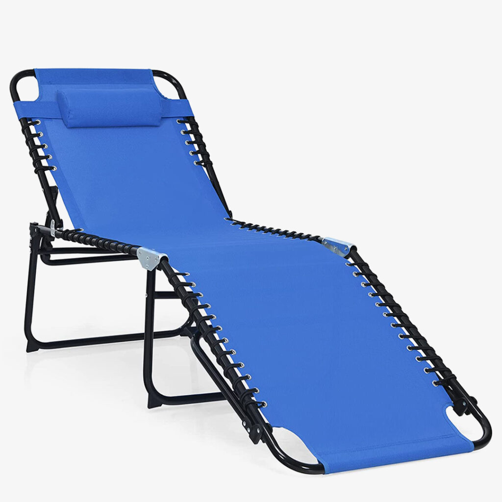 Giantex Lounge Chairs for Outside Folding Chaise Lounge