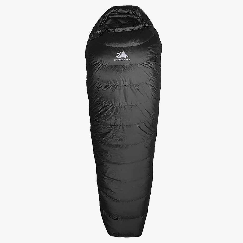 sleeping bag liner: Hyke & Byke Quandary 15 F Sleeping Bag

