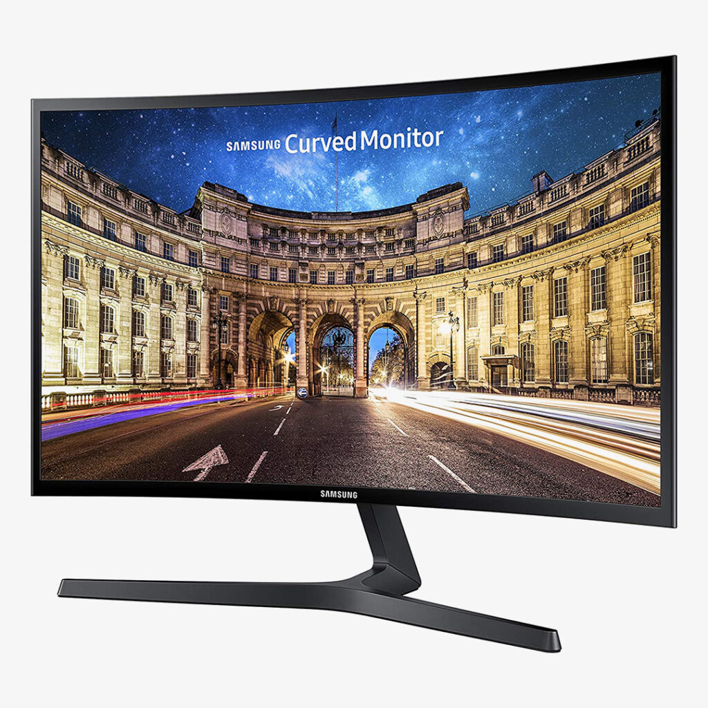 SAMSUNG 23.5” CF396 Curved Computer Monitor, AMD FreeSync for Advanced Gaming