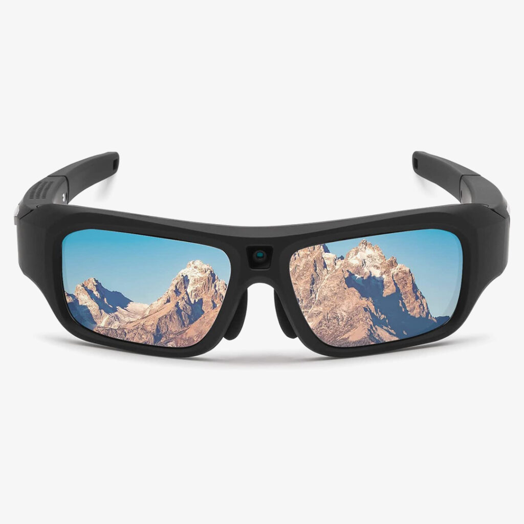 Sheawasy Camera Glasses 4K UHD Video Sunglasses Polarized Lens