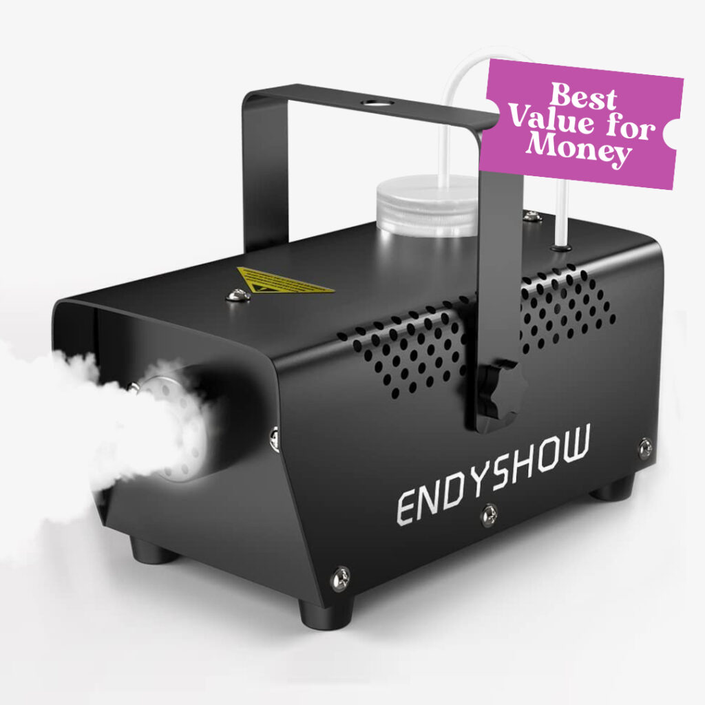 Endyshow Fog Machine, 400W Smoke Machine with Wired and Wireless Remote Control