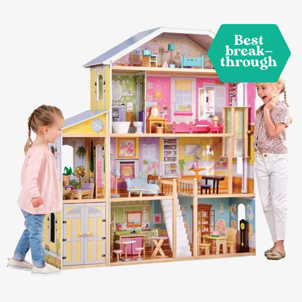 barbie dreamhouse: kidkraft majestic mansion wooden 